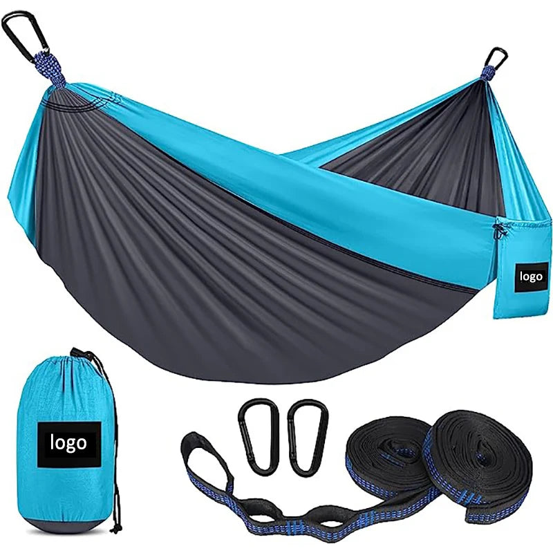 Hamac Polar Everest, accessoire de camping pliable simple ou double, léger, en nylon, avec sac de transport