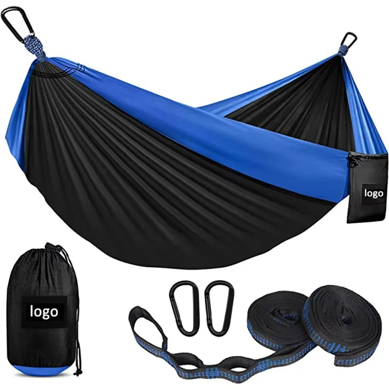 Hamac Polar Everest, accessoire de camping pliable simple ou double, léger, en nylon, avec sac de transport