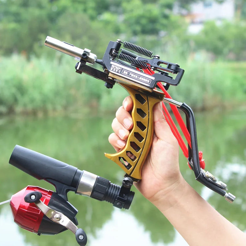 Nouvelle catapulte de haute qualité pour le camping, la pêche, la chasse et le tir en extérieur : jouets de voyage et accessoires de camping.