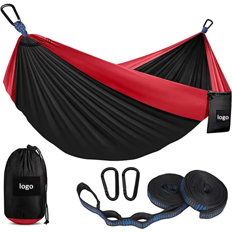Hamac Polar Everest, accessoire de camping pliable simple ou double, léger, en nylon, avec sac de transport