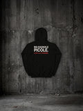 Hoodie Ma bagnole picole noir, dos, sur mur béton