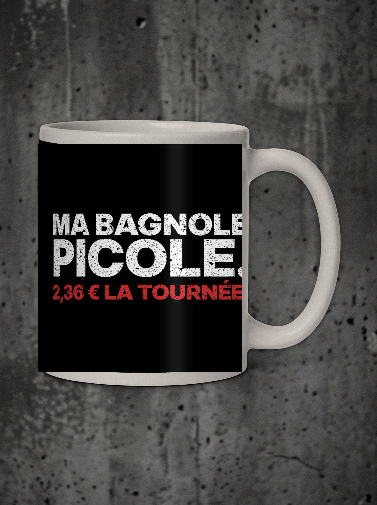 Mug Ma bagnole picole, face