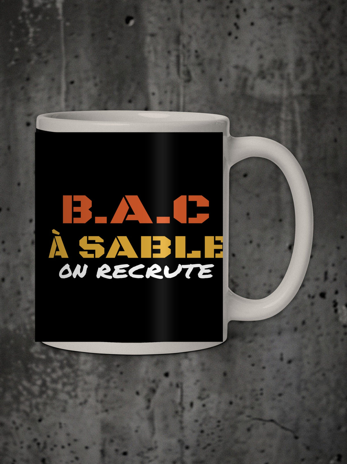 Mug B.A.C À Sable, face
