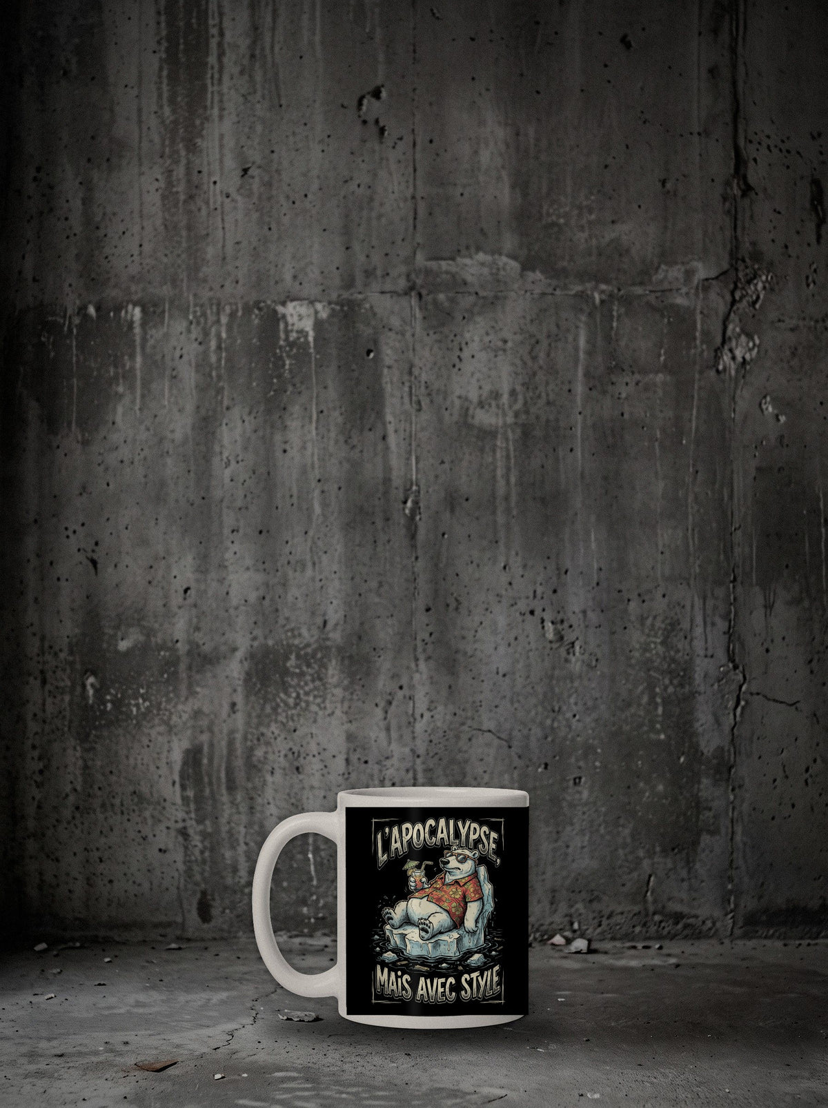 Mug L'apocalypse, mais avec style, autre face