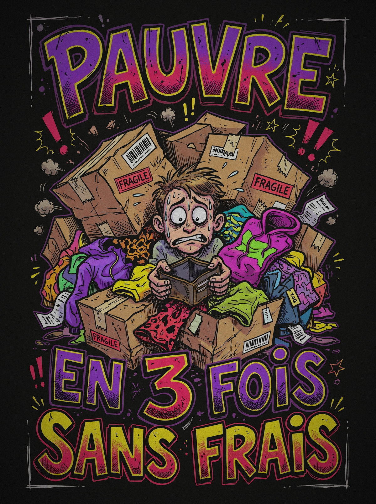Détail de l'impression Pauvre en 3 fois sans frais