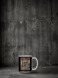 Mug 900 euros par mois, vue sur le périph posé sur sol béton