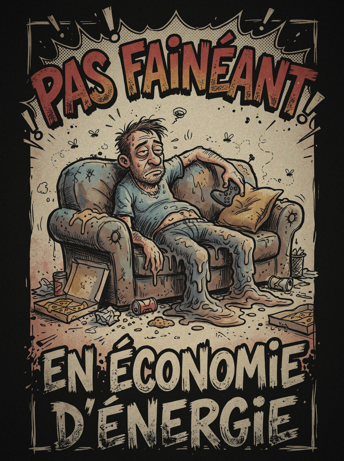 Détail de l'impression Pas fainéant, en économie d'énergie