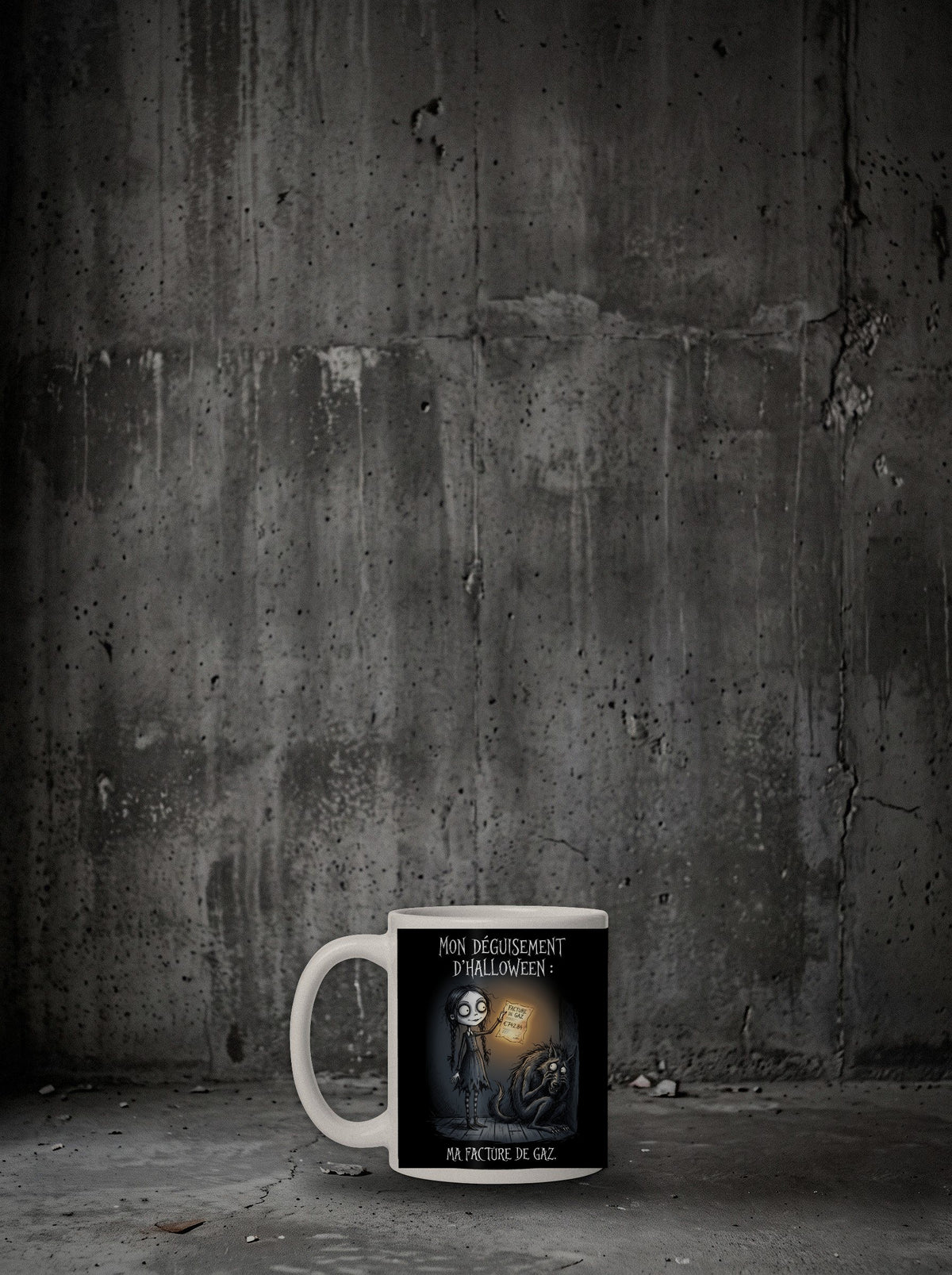Mug Mon déguisement d'Halloween, autre face