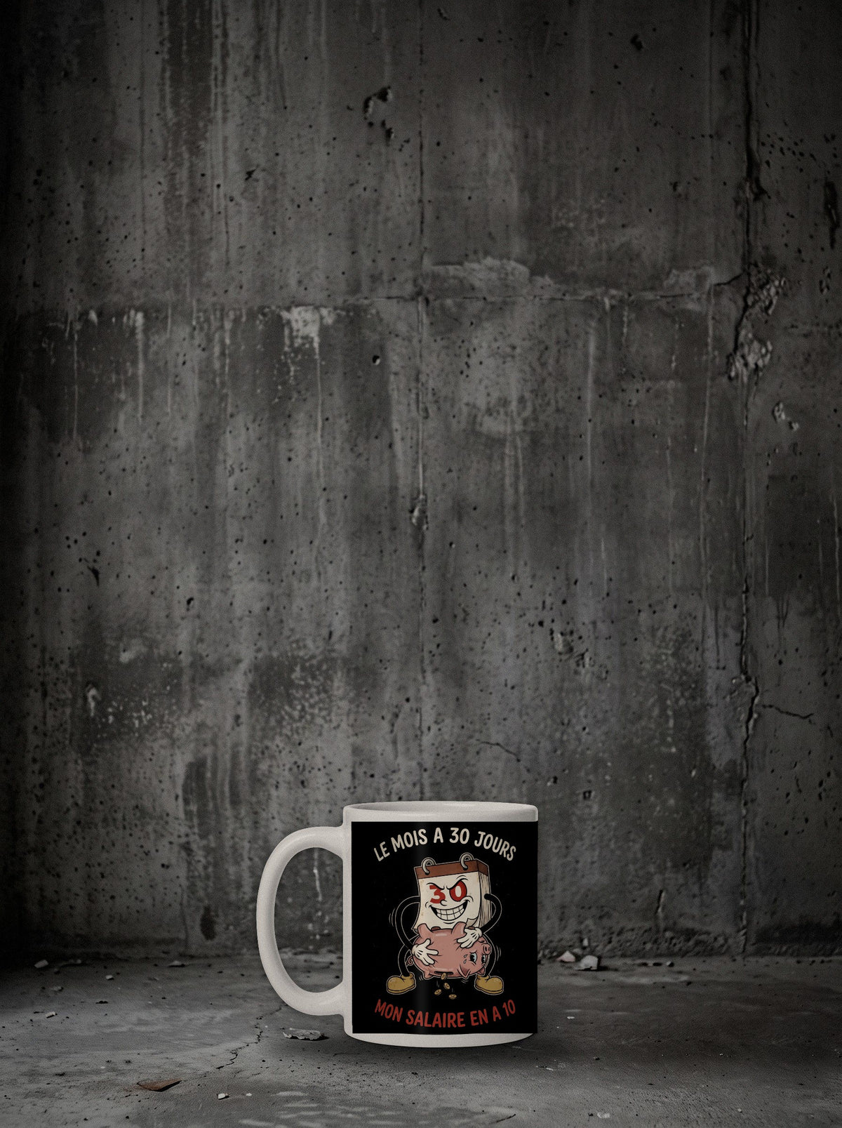 Mug Le mois a 30 jours, autre face