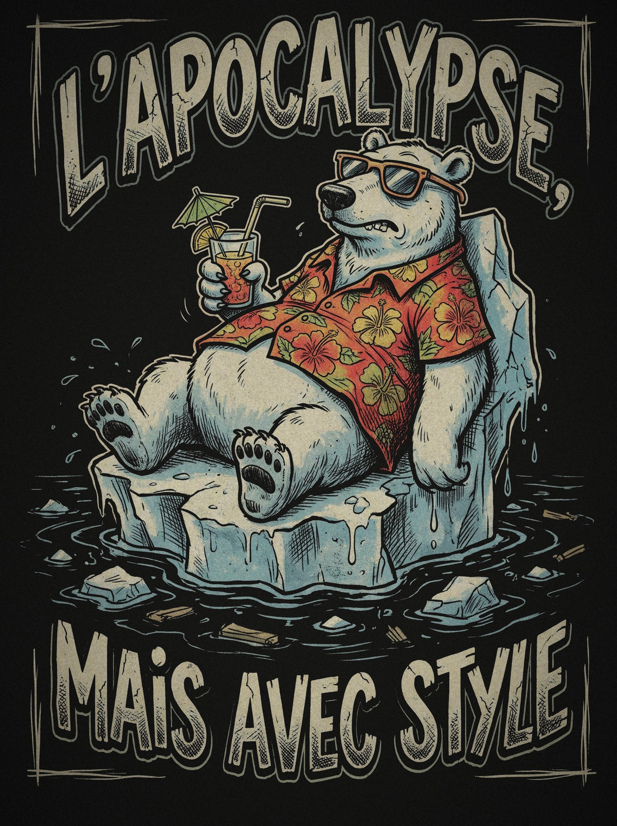 Détail de l'impression L'apocalypse, mais avec style