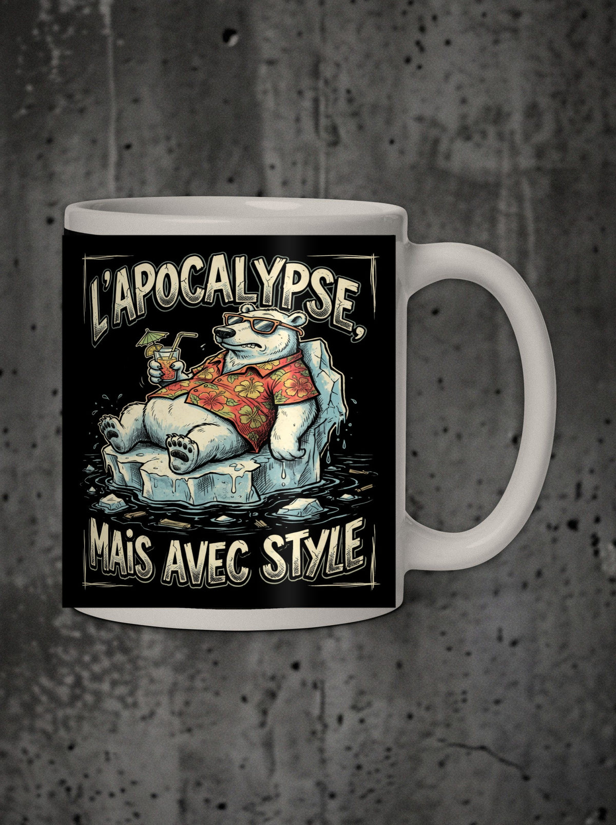 Mug L'apocalypse, mais avec style, face