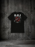 T-shirt B.R.I SURVIVORRR, vue dos sur mur béton