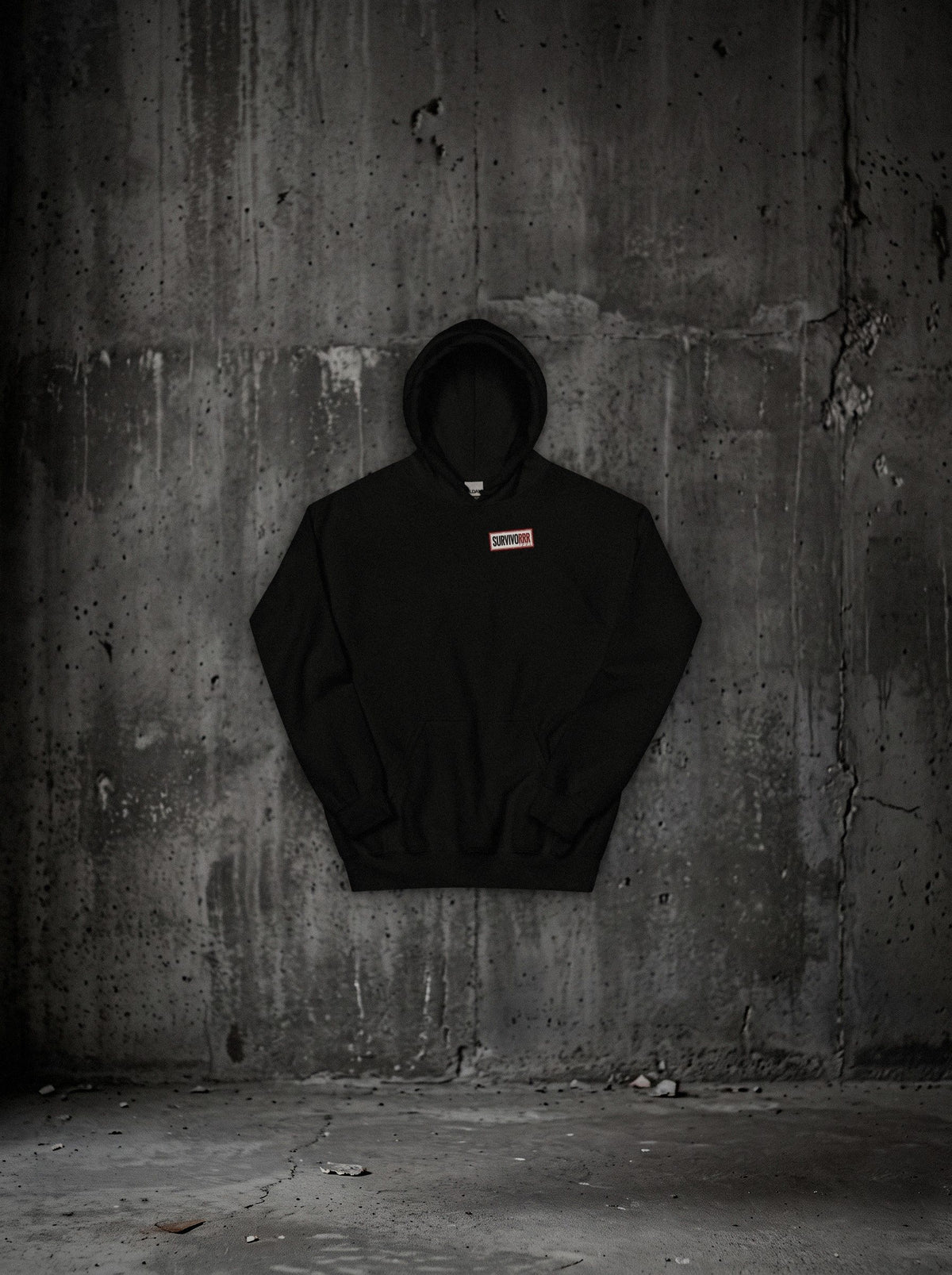 Hoodie SURVIVORRR, face, tampon cœur