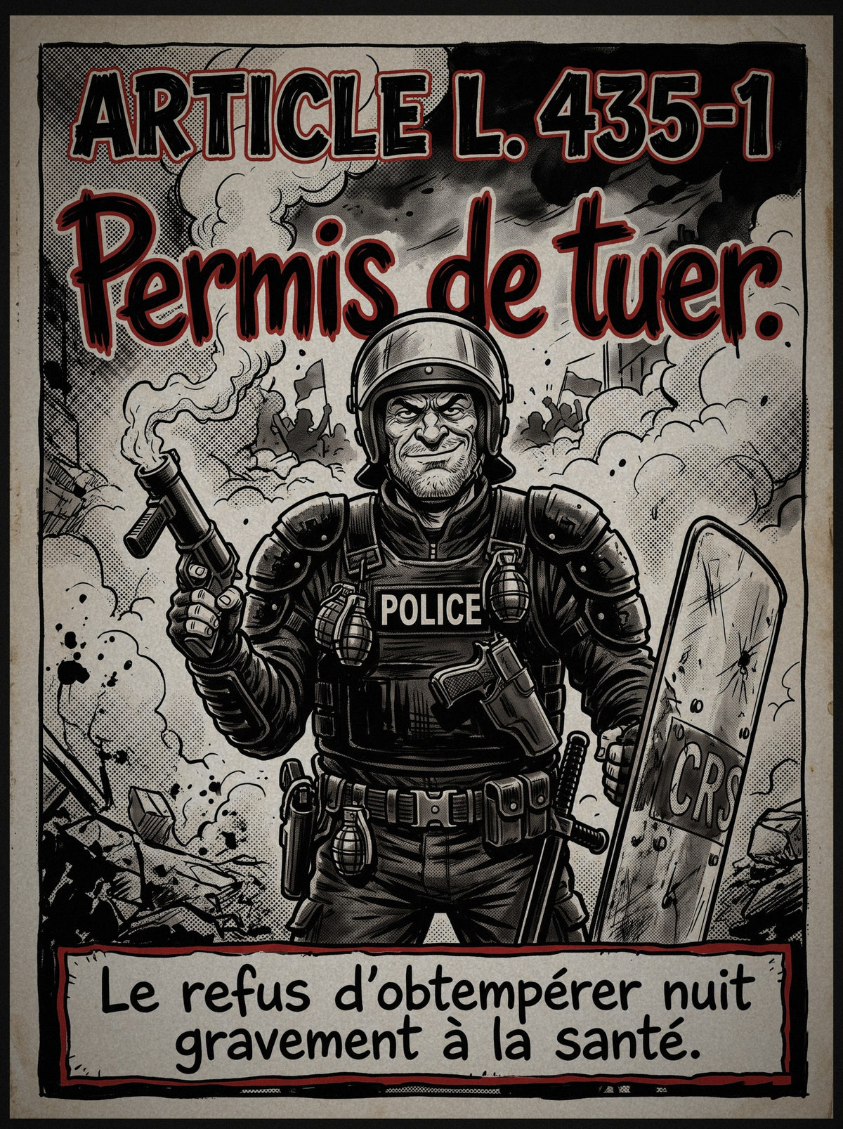 Détail de l'impression Permis de tuer